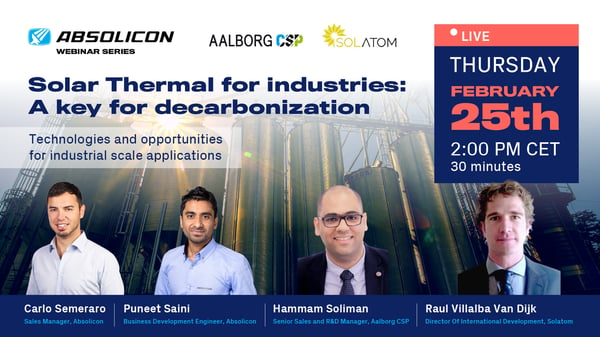 Absolicon webinar promo _ A key For Decarbonization